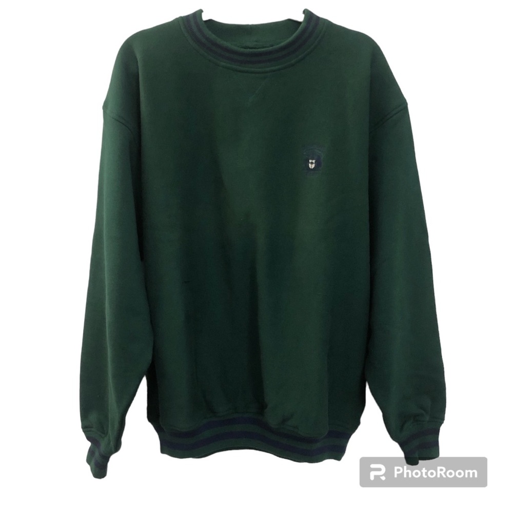 Cutter & Buck Long Sleeve Crewneck Sweater Mens Large Vintage Y2K Throwback